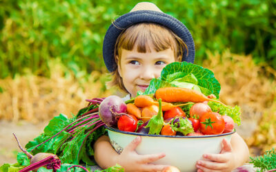 Alimentos orgânicos ajudam as crianças a crescerem mais saudáveis