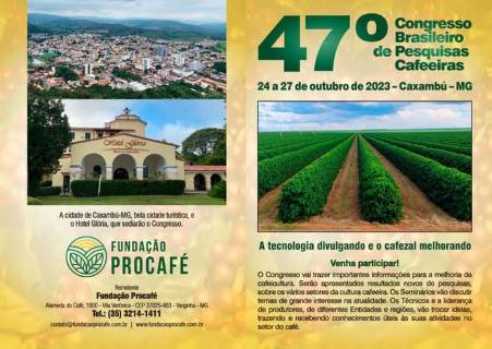 47º Congresso Brasileiro de Pesquisas Cafeeiras