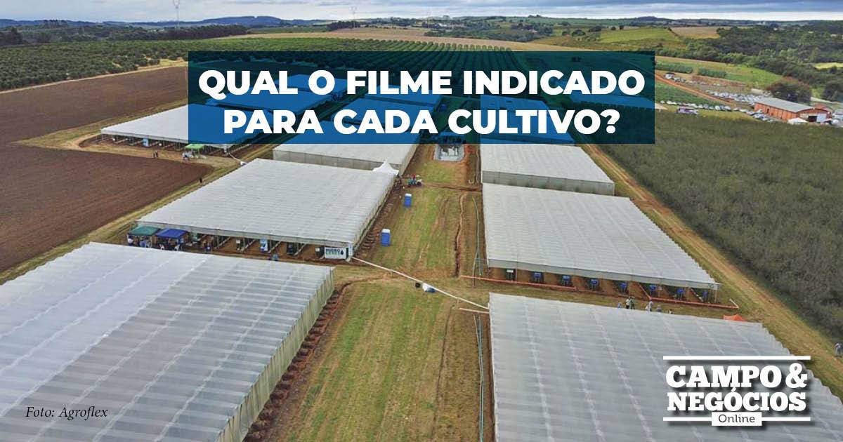 Qual o filme indicado para cada cultivo?