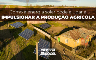 Como a energia solar impulsiona a produção agrícola