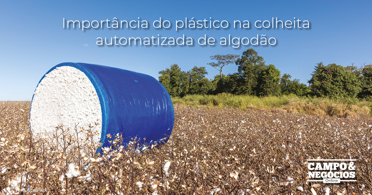 Importância do plástico na colheita automatizada de algodão