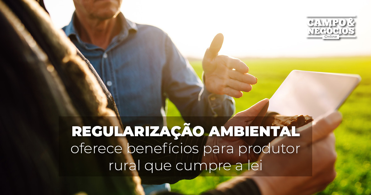 Regularização ambiental oferece benefícios para produtor rural que cumpre a lei