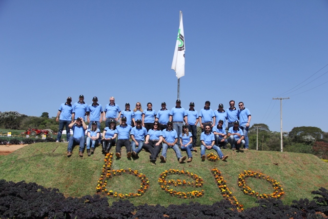 Equipe da Bejo satisfeita com os resultados do evento - Crédito Bejo Sementes