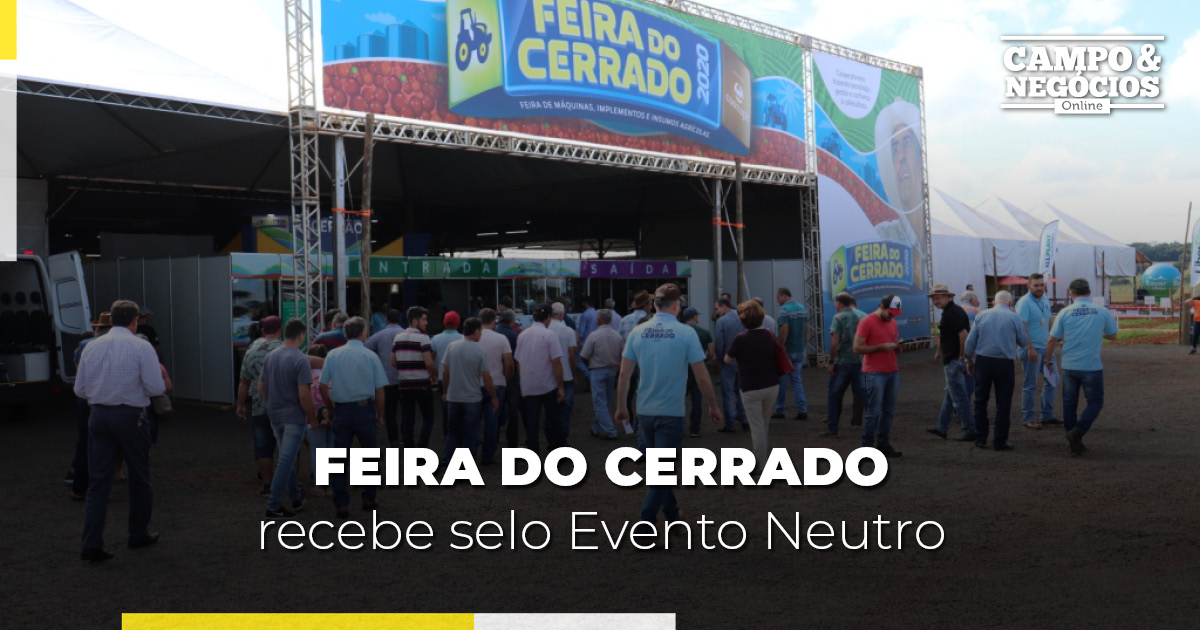 Feira do Cerrado recebe selo Evento Neutro