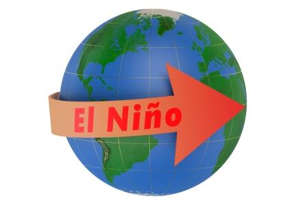 El Niño provoca alterações na circulação geral da atmosfera